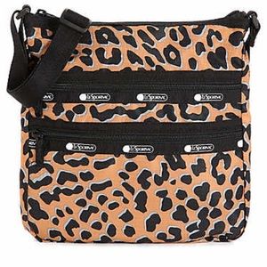 {NWT} LeSportSac LEOPARD PRINT Crossbody Bag